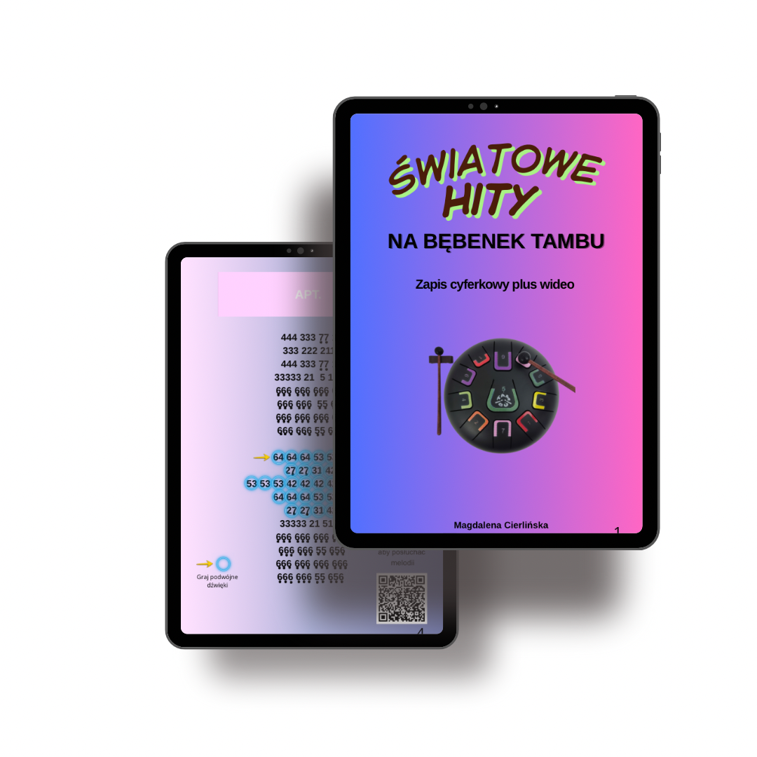 Światowe hity na bębenek Tambu (cyferkowy zapis na 11-tonowy bębenek (PDF)